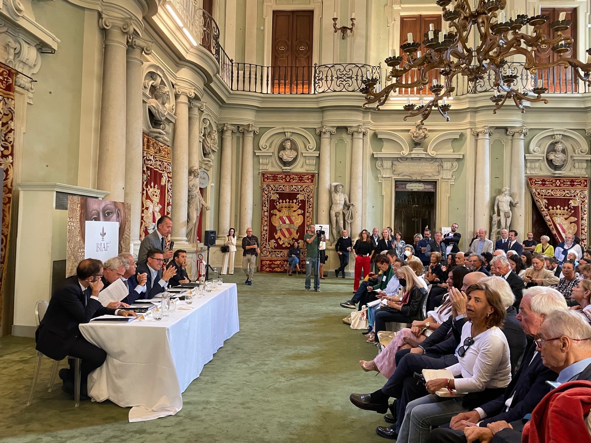 La presentazione della Biaf a Palazzo Corsini