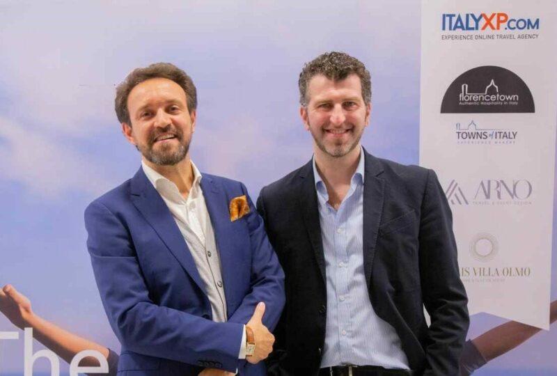 Luca Perfetto (a sinistra), ceo del gruppo Towns of Italy, con Urbano Brini, membro del board